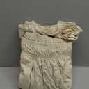 FreshCulture Elastic Wrap Around Bed Skirt - Easy Fit with 22-Inch Tailored Drop, Hotel Quality Dust Ruffle for Full Size Bed (Cream)