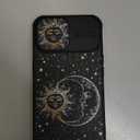 for Moto G Stylus 5G 2025/2026 Case - Women Girls Cute Boys Phone Cover Design Slide Camera Cover with Ring Stand Holder Cases for Motorola G Stylus 5G 2025/2026, Moon Stars