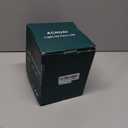 Small Table Lamp Mini Bedside Night Light Wooden Simple Desk Nightstand Lighting with Linen Shade for Bedroom, Living Room, Kids Room (Including LED Bulb) (Round)