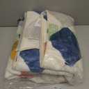 Jinchan Macy 5x7 Area Rug for Kids Room Modern Colorful Checkered Diamond Nursery Rug Indoor Washable Soft Non Slip Carpet for Playroom Classroom Bedroom Dorm Daycare Living Room Circus on Cream