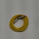 XLR to XLR Cable 6 Feet, Premium Microphone Cable, Heavy Duty 22AWG OFC, 3-Pin Shielded, Zinc Alloy Connectors, Metal Spring SR, Yellow