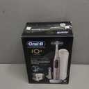 Oral-B iO Series 9 Limited Rechargeable Rose Quartz Electric Toothbrush with (2) Ultimate Clean and (1) Gentle Care Replacement Brush Heads, White, Travel Case-White and Charger