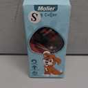 Malier Christmas Dog Collar with Bow tie, Classic Red Plaid Dog Christmas Collars for Girl and Boy, Cute Adjustable Holiday Puppy Collars for Small Medium Large Dogs Cats (Small, Red & Black)