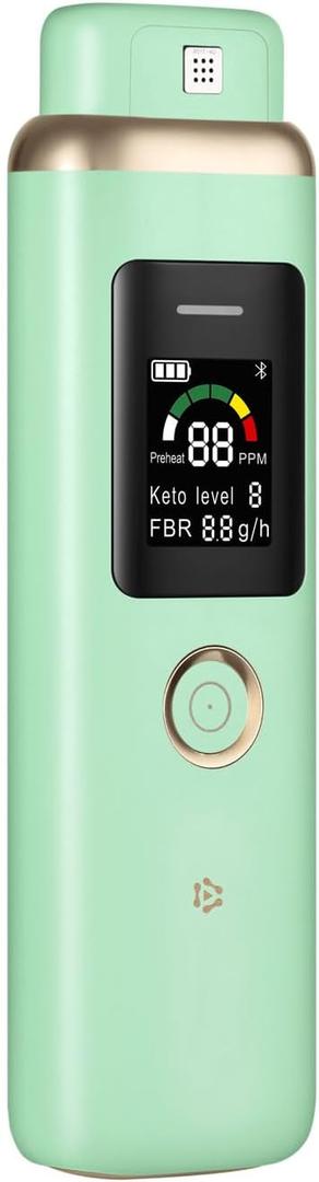 Upgraded Breath Ketone Meter Professional Ketone Breath Analyzer Accuracy Ketosis Breath Tester Breath Ketosis Meter for Keto Lifestyle & Fitness Trace