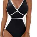 Blooming Jelly Women Tummy Control Swimsuits One Piece Modest Bathing Suit Lace Up Slimming Swim Suits 2025 L