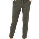 G Gradual Women's Pants with Deep Pockets 7/8 Stretch Ankle Sweatpants for Golf, Athletic, Lounge, Travel, Work L