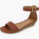 Kenneth Cole REACTION Women's Viber 2 Piece Wedge Sandals, Size 9
