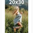 20x30 Picture Frame, Wooden Photo Frames with Tempered Glass, 1 Pack, 20x30 in