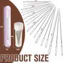 2 in 1 Needle Threader Seam RipperUpgraded Retractable Needle Threader and Seam Ripper Tool,Suitable for Hand Sewing Knitting Craft Sewing Supplies Needle Threader(3PCS+Needle)