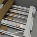 Regalo Safety 29-49" Easy Step Extra Wide Baby Gate for Doorways & Bottom of Stairs, Pressure Mounted Safety Gate with Door for Babies, Toddlers & Pets, White