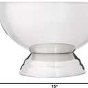 Winco SPB-35 Stainless Steel Punch Bowl with Handles, 3.5-Gallon, Medium