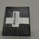 GNDR Wallet For Men RFID Blocking Leather Black Wallets Bifold Carbon Fiber Front Pocket Card Holder Mens Accessories With Gift Box