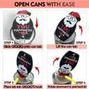 2 x Pull Tab Opener for Food Cans Fridge Magnets Tab Openers for Seniors Cute Cat Dog Food Can Opener Tool for Long Nails Arthritis Sore Hands Santa Black