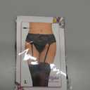 GARGALA Lace Garter Belt for Thigh High Stockings Sock Suspender Women (Large, Black)