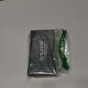 GUSLESON Mens Solid Color Double Fold Pre-tied Bow Tie and Pocket Square Cufflink Set with Gift Box