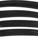 Window Visors Compatible with 2012-2016 Subaru Impreza & 2015-2021 WRX STI, Acrylic Smoke Tinted Semi-Transparent Rain Guards Wind Deflector by IKON MOTORSPORTS