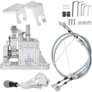 WFLNHB Shifter Cables Trans Bracket Shifter Replacement for Civic K20 K24 RSX K Swap Eg Ek Ef K Series