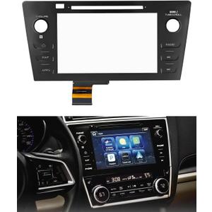 Touch Screen Digitizer Radio Replacement for 2018 2019 Subaru Legacy & Outback 86471-AL65A 86471-AL68A 86471-AL65B 86471-AL66A with MAP Button