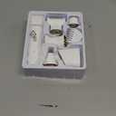 KINGTEE 5-in-1 Electric Bikini Trimmer for Women – IPX7 Waterproof Shaver, Cordless Body & Facial Razors for Women, Ceramic Blades, USB-C Rechargeable, Painless Hair Removal Kit (White)