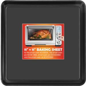 11"  11" Baking Pan for The Smart Oven BOV800XL, Replacement Breville Toaster Oven Pans Fit Smart Oven Pro BOV810BSS, Smart Oven Pro BOV845BSS and The Smart Oven Air BOV900BSS