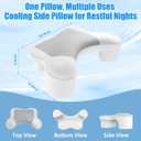 Side Sleeper Pillow with Arm Hole, Ergonomic Memory Foam Cervical Pillow for Neck and Shoulder Pain Relief 2PCS Pillowcase, Ergonomic Knee, Leg, Arm Pillow for Adults, Standard