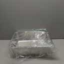 Stainless Steel Litter Box, Medium Metal Litter Box for Cat,Easy Clean Non Stick Easy Entry No Smell Metal Litterbox for Kitty/Rabbits (1 pack-Medium(17.7"x13.7"x6"))