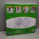 20 Inch Large LED Flush Mount Ceiling Light, 40W, 4350LM, 3000K/4000K/6000K CCT Selectable, Black Round Flat Panel Light, Fits for Hallway, Kitchen, Bedroom, Laundry Room