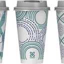 Dixie To Go Paper Coffee Cups With Lids, 16 oz, 108 Count (6 packs of 18 cups), Disposable Insulated Paper Cups for On-The-Go Hot or Cold Beverages