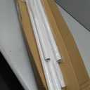 Extra Long Tension Curtain Rods 41-185 Inch, White, One-Click Heavy Duty