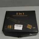 5 in 1 Hair Dryer Brush Set,Professional Negative Ionic Hot Air Styler, Air Curling Wrap Styler,Detachable Blow Dryer Brush With Auto Wrap Curlers,Hair Styling Tools For Straight/Curl/Drying/Smoothing