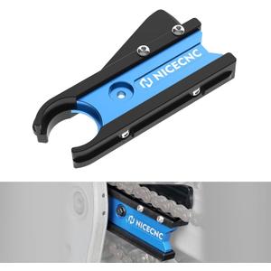 NICECNC Chain Slider Guide Guard Protector Aluminum Compatible with Yamaha YFZ450R 2009 2010 2011 2012 2013-2023, YFZ450R SE 2009-2019 2020 2021 2022 2023, YFZ450X 2010 2011 Blue