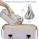 Baby Sling Carrier Newborn, Adjustable Easy Wearing Baby Nursing Warp Sling, New Mom Dad Soft Cotton Baby Front Holder Carrier for Infant Toddler Life Travel Essential Gifts (Mesh Grey)
