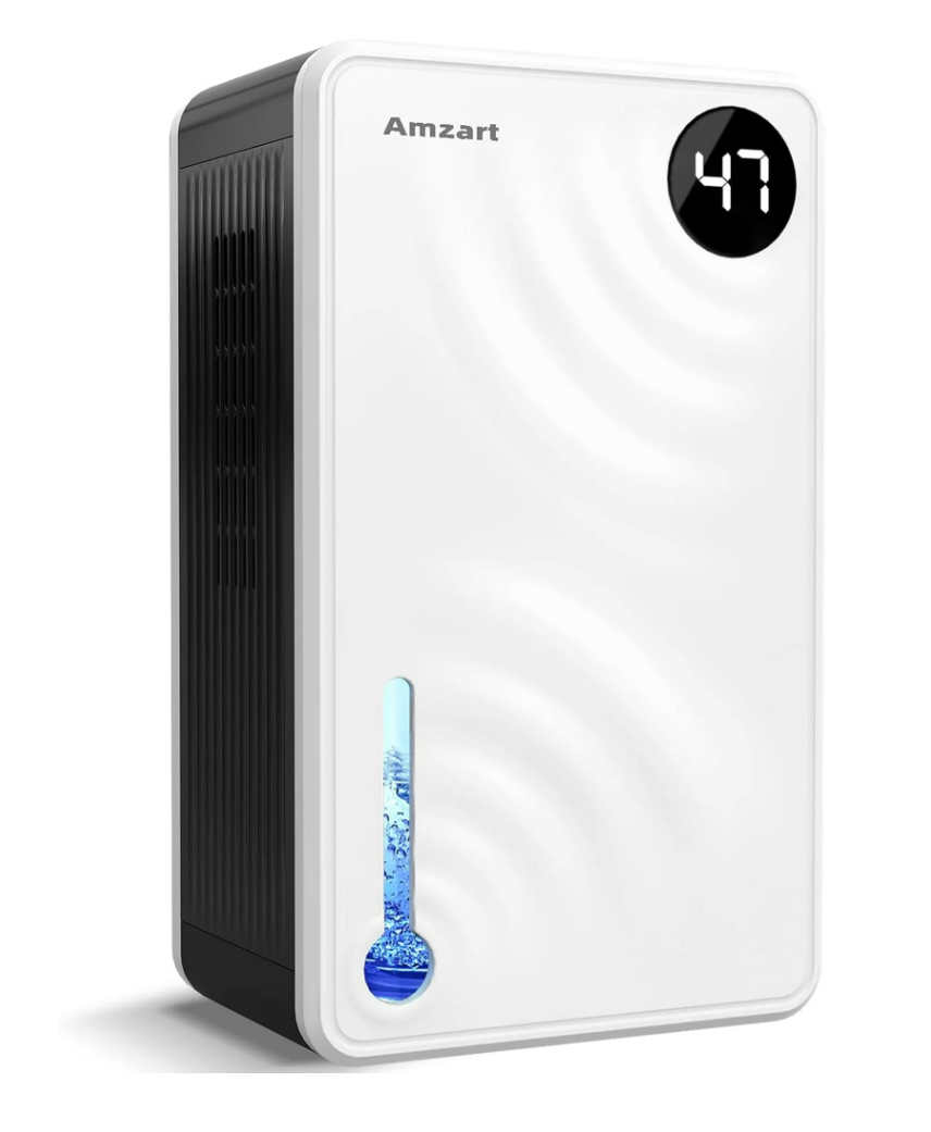 120 Oz Dehumidifiers for Home (1000 Sq.Ft), Dehumidifier for Basement with Drain Hose, Digital Display, Timer Setting, Auto Shut Off, Silent Mode Dehumidifier for Bedroom, White