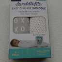 SwaddleMe Easy Change Swaddle – Size Small/Medium, 0-3 Months, 2-Pack (Kiss Ya)