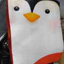 Rugcomf Christmas 6x9 Area Rugs – Red Xmas Tree Living Room Rug, Machine Washable Non-Slip Low Pile Holiday Carpet for Bedroom, Office, Dining Room, Farmhouse, Playroom