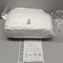 Mattress Topper Queen for Back Pain, Extra Thick Mattress Pad Cover, Plush Pillow Top, Deep Elastic Pocket, White