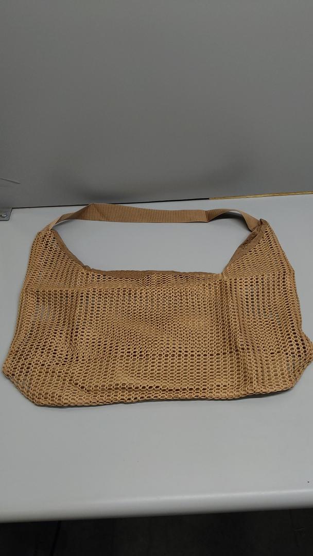COOKOOKY Beach Bag with added lining Crochet Tote Bag for Women Aesthetic Handmade Knit Shoulder Bag