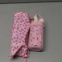 12 oz Kids Insulated Water Bottle: 2-in-1 Straw Spout Lid, Leakproof, BPA-Free, Keep Cold 24H, Fits Car Cupholder, Stainless Steel Cup for Party, School, Holiday, Gift for Girls Daughters (Cotton Boo)