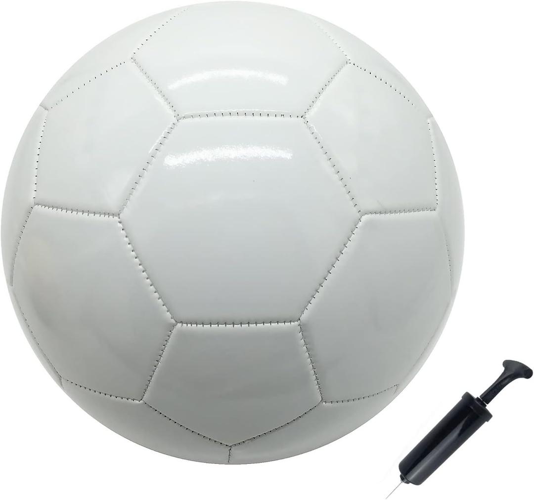 Soccer Ball Size 3 4 5 Pure Color DIY Kids Boy Gift Painting Together with Parents Grandparents or Kindergarten Teacher
