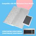3 Pcs Grease Filter Kit Compatible with GE Microwave Oven JVM6175SF1SS JVM6175SK1SS JVM6175SK2SS JVM6175SK3SS