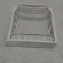 TOPZEA Ribbed Glass Vases, 8" H Large Clear Modern Fluted Vases Wide Mouth Decorative Elegant Rectangle Vase for Bouquet, Centerpiece, Wedding, Coffee Table, Shelf, Entryway, Home Decor