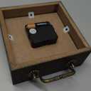 Retro Desk Clock, Vintage Table Mantel Clock, Wooden Table Clock for Living Room, Bedroom, Shelf Decoration, Farmhouse Decor (Black Color)