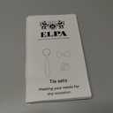 Boys Black Tie 8-10 Years Kids Black Necktie Tie Adjustable Pre-tied Zipper Tie, Bowtie and Pocket Square 3-piece For Wedding School Graduation Corbatas Para Nios