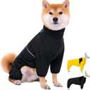 Dog Raincoat,Waterproof Windproof Rain Jacket,All-Weather Jacket,for Small Medium Large Extra Large Dogs (Black, Medium)