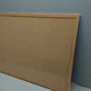 Board2by Cork Board Bulletin Board 24 x 36, Wood Framed Corkboards for Wall Decor, Hanging Office Message Board, Large Wall Mounted Notice Pin Board with 15 Push Pins for School, Home & Office