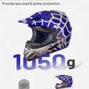 OUMURS Youth Dirt Bike Helmet DOT Certified for Boys & Girls Ages 5-14, Four Wheeler, Motocross, BMX, MX, UTV, Go Kart, Racing, Skateboard, Baseball, Small