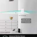 Kasa Smart WiFi Motion Sensor Switch, Single Pole, Needs Neutral Wire, 2.4GHz Wi-Fi Light Switch, Compatible with Alexa & Google Home, UL Certified, No Hub Required(KS200M),White,1-Pack
