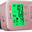 Blood Pressure Monitors,Pink Blood Pressure Machine Bp Cuff Automatic Upper Arm with 8.7-16.5 inches Adjustable Automatic High Blood Pressure Cuff for Home Use 2 x 90 Sets Memory (Blue BP Cuff)
