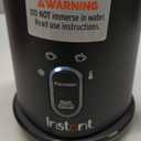 Instant Pot Milk Frother, 4-in-1 Electric Milk Steamer, 10oz/295ml Automatic Hot and Cold Foam Maker and Milk Warmer for Latte, Cappuccinos, Macchiato, From the Makers of Instant 500W, Black