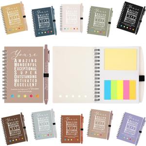 Jetec 25 Set Team Gifts Notebook Pen, Morandi Earth Colors, You are